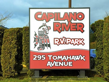 חניון ליד הגשר התלוי בונקובר