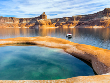 שיט באגם פאוול