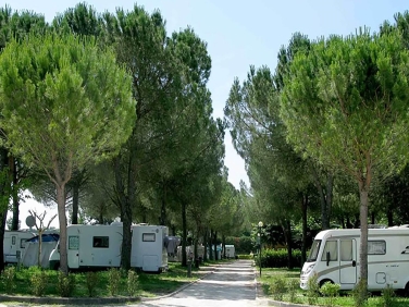 חניון ליד העיר פרוגיה